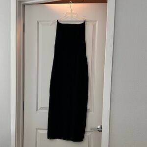 COS Black Midi Dress